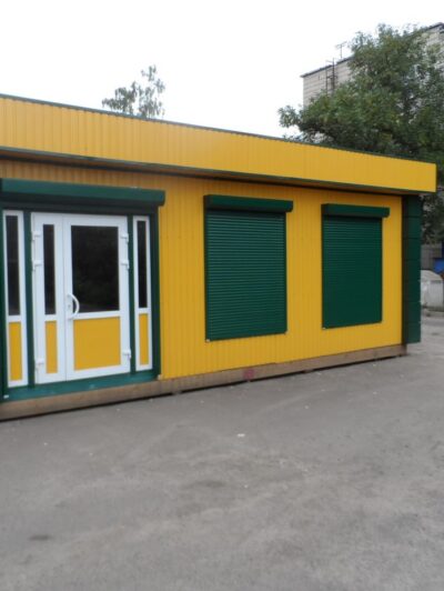 Негабаритная перевозка торгового киоска